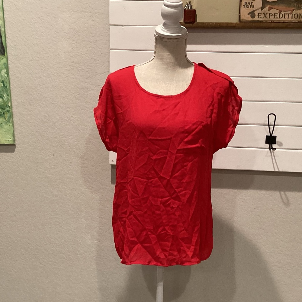 Impulsive Red Blouse